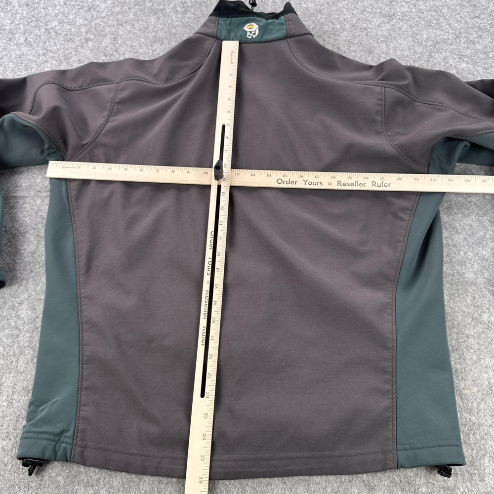 Mountain Hardwear Jacket Mens XL Gray Windstopper Softshell Fleece Lined Hiking - Picture 6 of 14